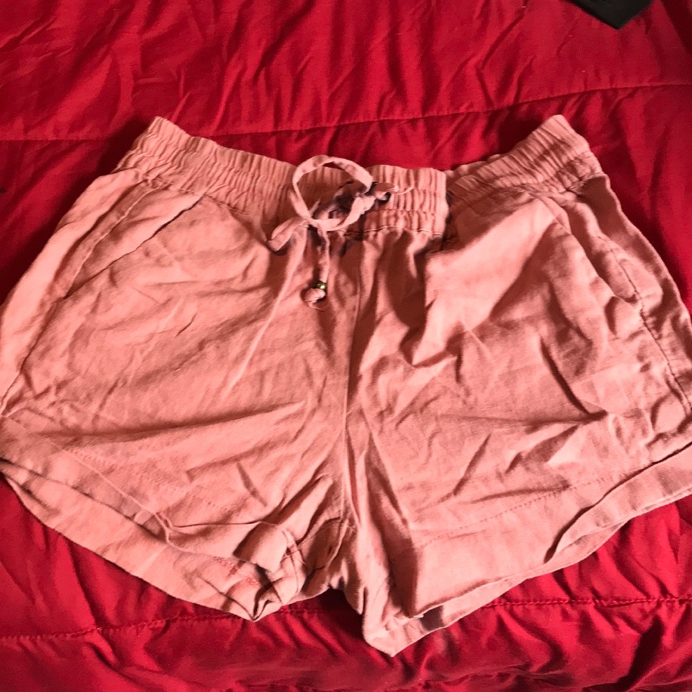 Pink love tree shorts